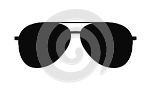 Black sunglasses graphic sign