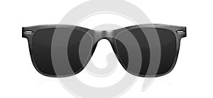 Black sunglasses isolated on white background