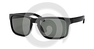 Black Sunglasses on white background