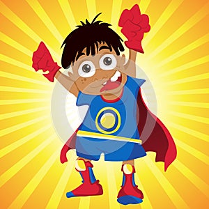 Black Super hero Boy.