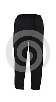 Black Sweatpants isolated on white
