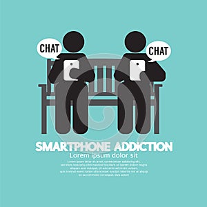 Black Symbol Smartphone Addiction