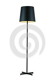 Black Tall Floor Lamp