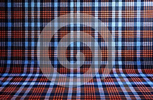 Black tartan check background