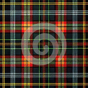Black tartan check background