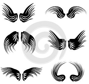 Black Tattoo wings pack