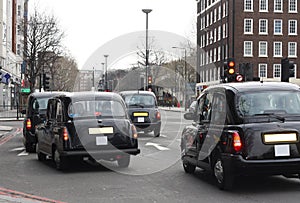 Black taxis in London