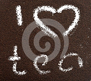 Black tea background