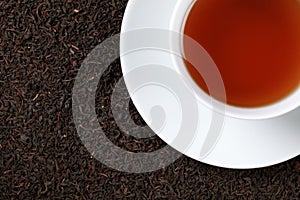 Black Tea with copy space