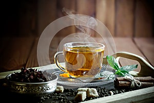 Black tea is a hot drink