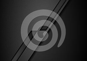 Black tech geometric corporate background