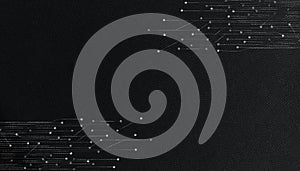 Black tecnological background with texture.