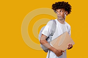 Black teenager social pressure young student