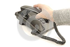 Black telephone