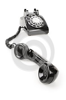 Black telephone Receiver