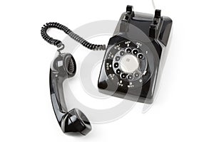 Black telephone Receiver