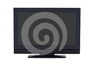 Black television or computer screen