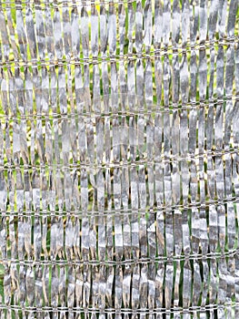 Black thin plastic texture background