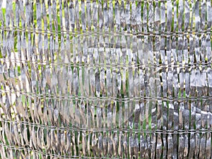 Black thin plastic texture background