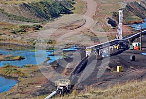 Black Thunder thermal coal mine in Wyoming.