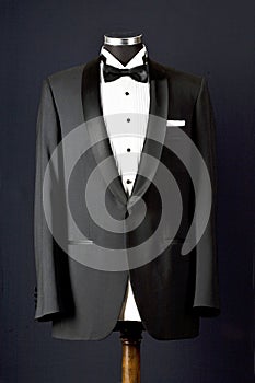 Black tie tuxedo photo