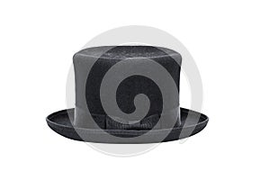 Black Top Hat isolated on white background