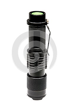 Black torch isolated on a white background