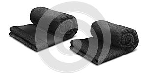 Black Towel Roll