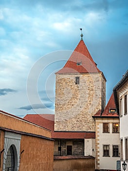 Black tower in Hradcany, Prague