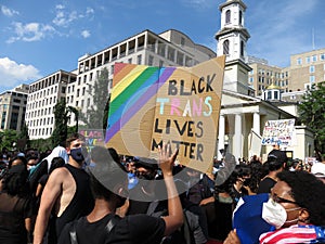 Black Trans Lives Matter Sign