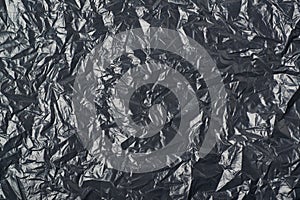 Black trash bag texture