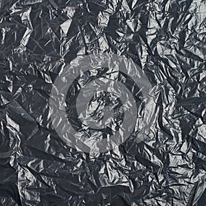 Black trash bag texture