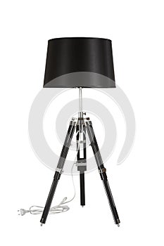 Black tripod Floor Lamp