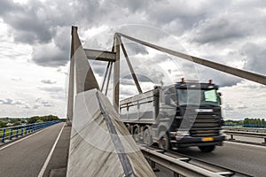 Black Truck Bridge Waal