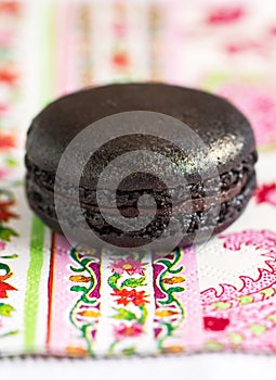 Black Truffle Macaron