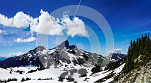 Black Tusk mountain peak in Garibaldi provincial Park