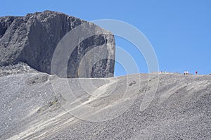 The Black Tusk pinnacle of volcanic rocks