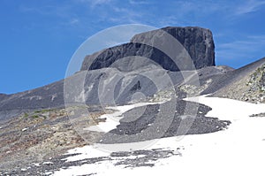 The Black Tusk volcanic mountain