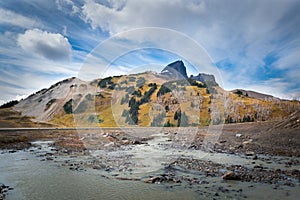 Black Tusk volcano remains