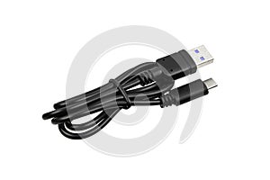 Black USB-C Charging Cord