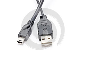 Black USB-cable.