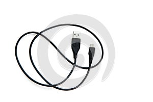 Black USB cable