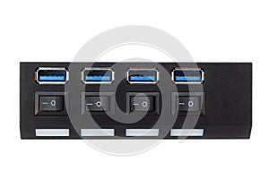 Black USB3 dock station