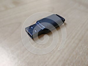 Black USB Flash Drive for Portable Data Storage
