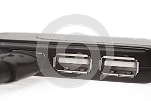 Black usb hub
