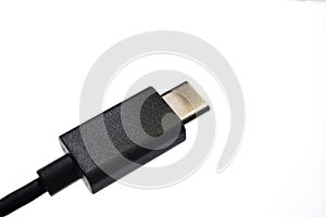 black usbc cable white background normed charging