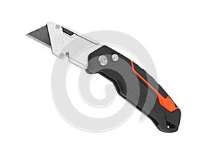 Black utility knife