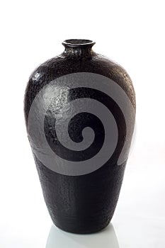 Black vase