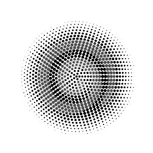 Black Vector Dots Halftone. Dots Vector. Design Element Spot Background. Comic Dotted Pattern. Comic Texture Background. Monochrom