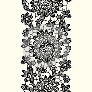 Black Vector Lace